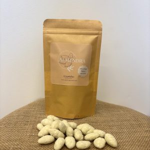 ALMENDRA TOSTADA CHOCOLATE BLANCO Y COCO 120G