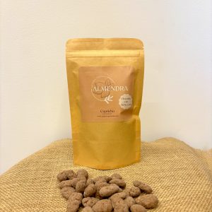 ALMENDRA TOSTADA CHOCOLATE CON LECHE Y SAL 120G