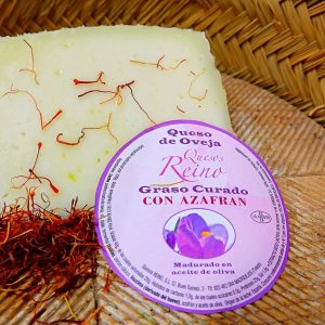 CUÑA QUESO OVEJA CON AZAFRAN 300G*